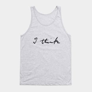 Darwin's I Think Tank Top